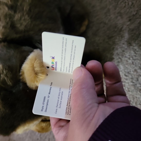 COPY - Unipak 10" Monkey Tote NWT - Picture 5 of 5